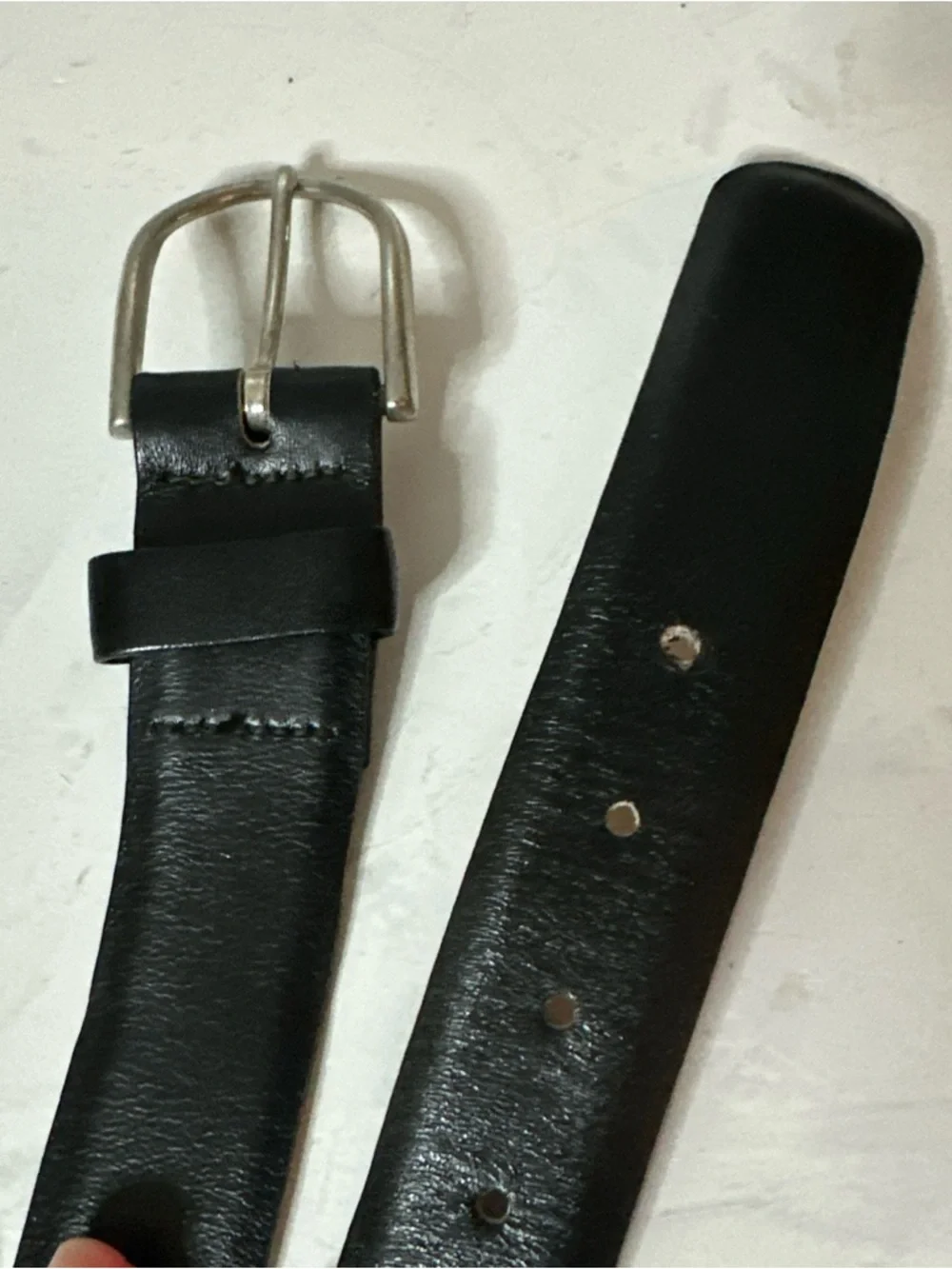 CHICAGO LEATHER WORKS VINTAGE LEATHER BELT SIZE 42